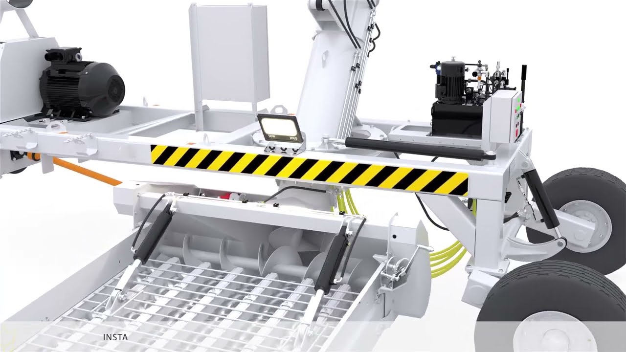 ZEO-DSC-200 Mobile Screw Wagon Unloader/Loader