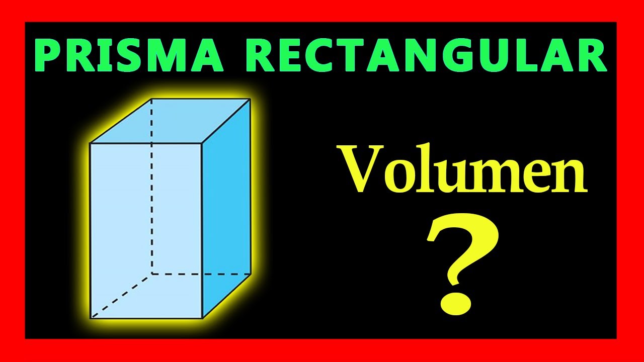 ✅👉 Volumen de un Prisma Cuadrangular  ✅ Prisma Cuadrangular