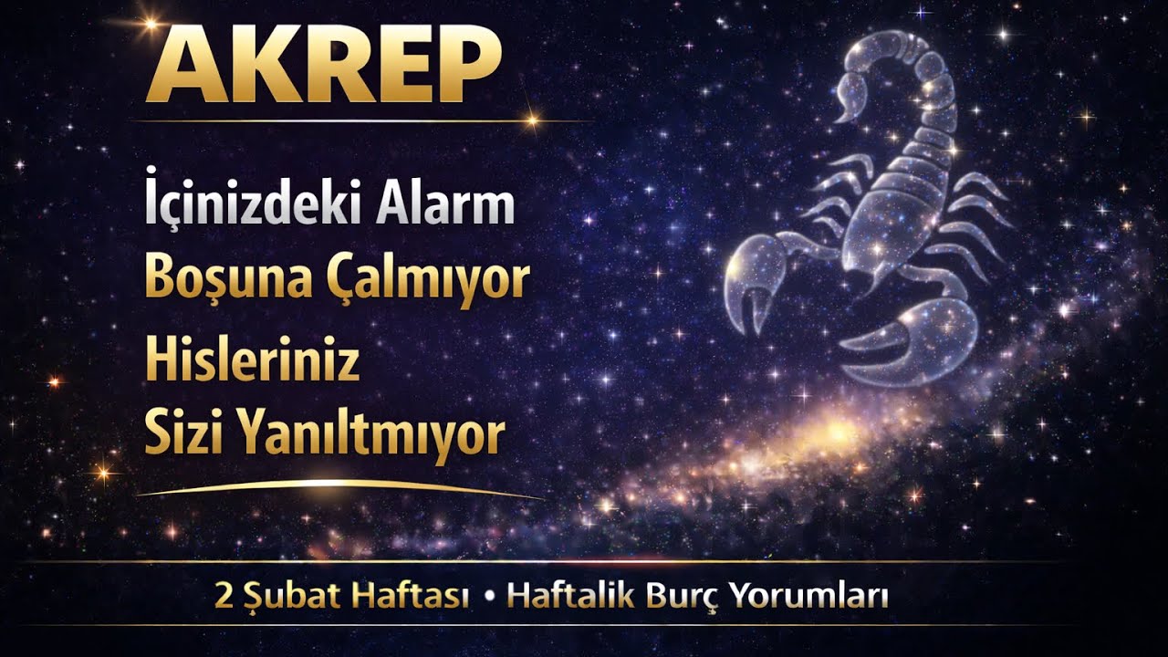 Akrep Burcu - Yükselen Akrep / 2 Şubat Haftalık Burç Yorumları