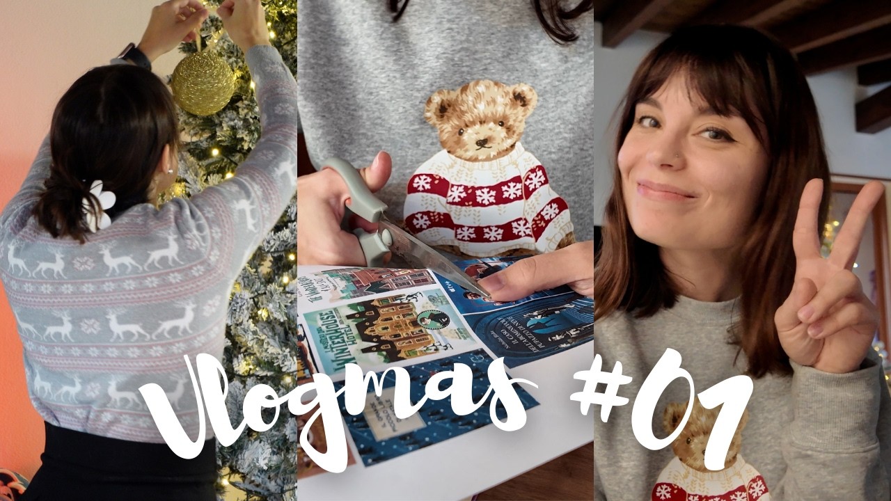 🎄 VLOGMAS #01 | tradizioni natalizie // libri da leggere // prep per dicembre