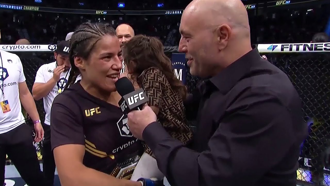 UFC 269: Julianna Pe&ntilde;a Octagon Interview | New UFC Bantamweight Champion