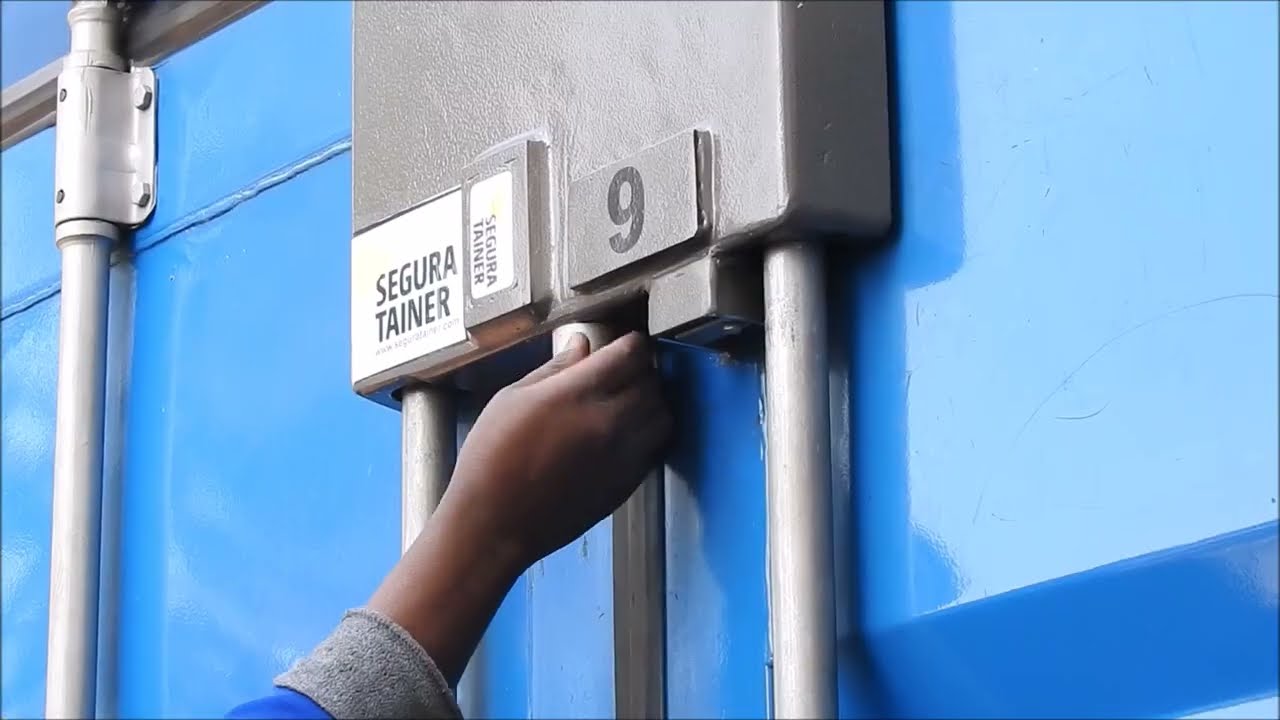 Installing a Seguratainer Claw (Shipping Container Lock)