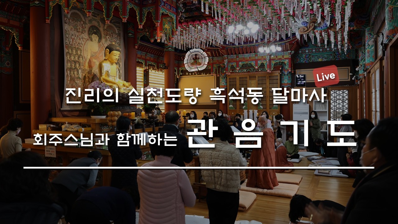 [진리의 실천도량 달마사]  2월 11일 관음재일 관음기도