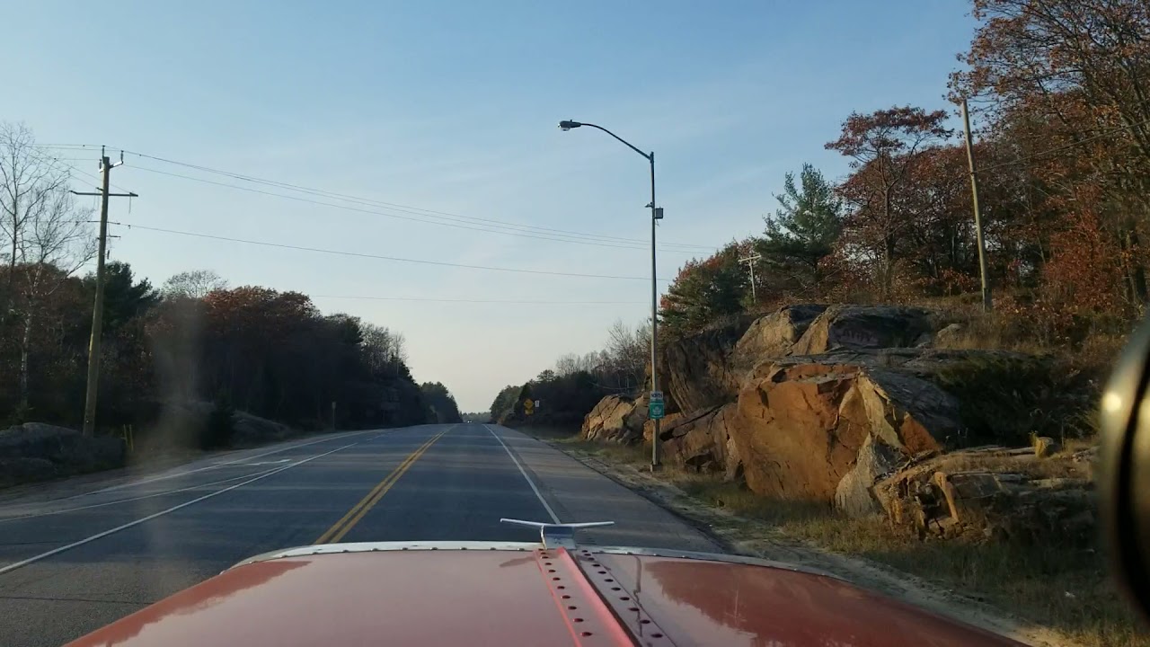 Highway 400/69 Two Lane in Northern Ontario। Driving The Peterbilt Into The Canadian Shield।