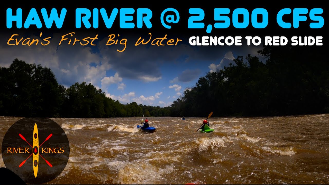 Kayaking Haw River, NC - High Water