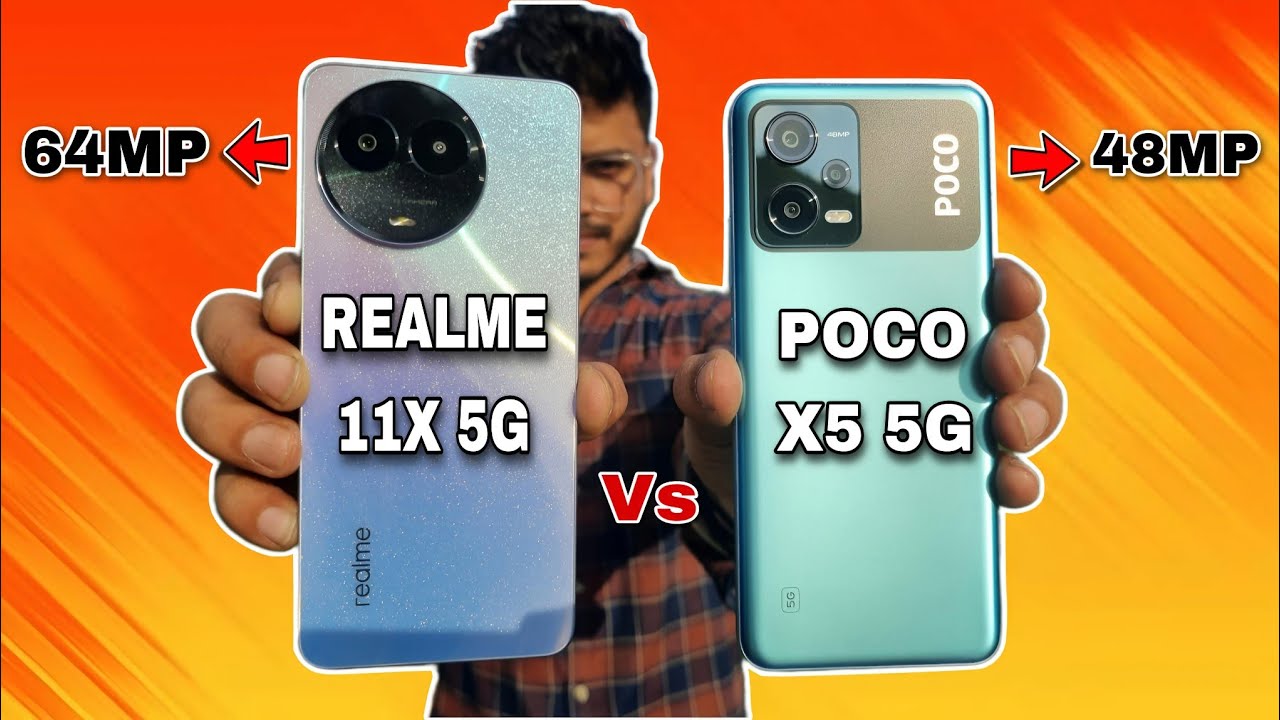Realme 11x 5G Vs Poco X5 5G Full Comparison 💯🔥 64MP Vs 48MP Camera Test 📸