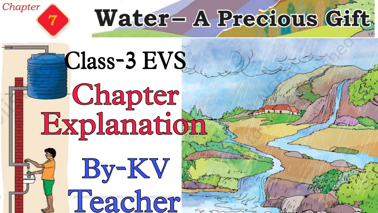 (PART-2) Water - A Precious Gift / Class-3 Chapter-7 EVS New NCERT TWAU / Explanation in hindi