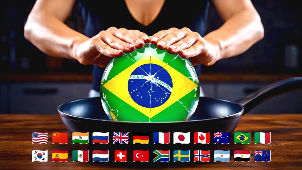 (𝐅𝐎𝐎𝐃 𝐀𝐒𝐌𝐑) Which Country Ball Would You Like To Break? ✨😋 Oddly Satisfying Videos