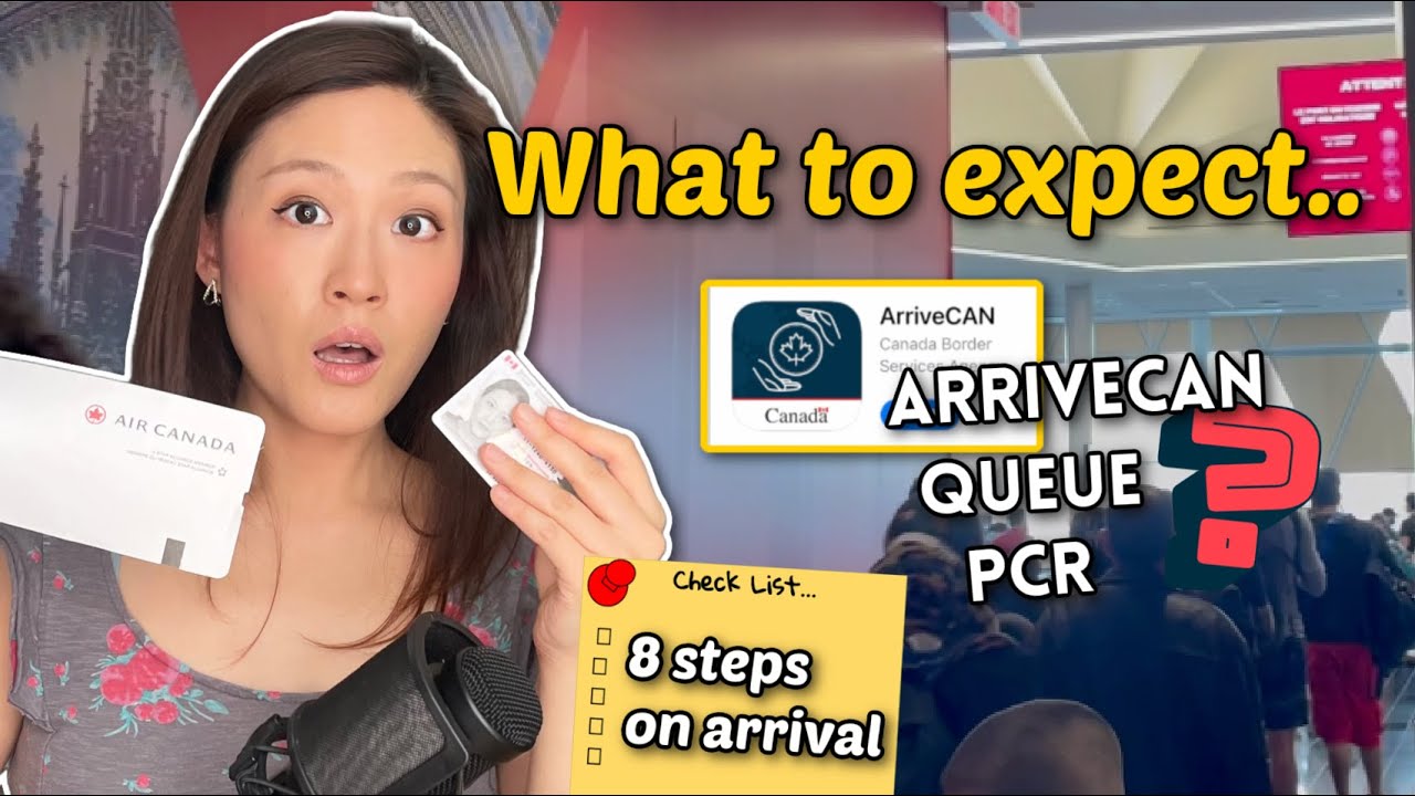 Arriving at Canada Airport as PR (example at YUL Montreal airport)