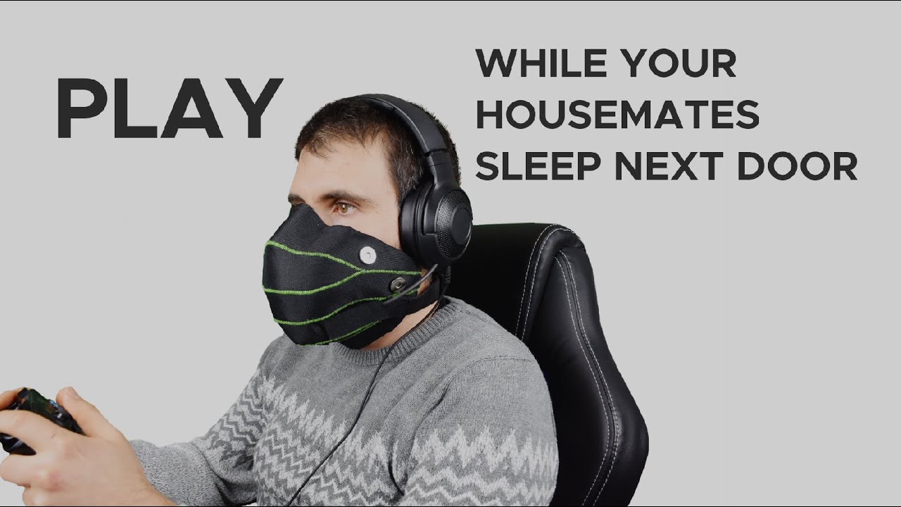 The PHASMA | A voice dampening mask for gamers | Because playing in silence is no fun | From METADOX