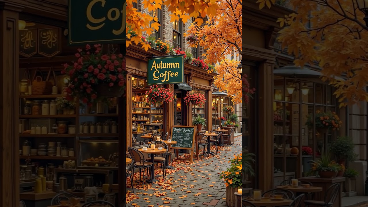 Caf&eacute; Bossa in the Fall 🍁 Relaxing Jazz Tunes for Stress-Free Moments #autumnjazz #autumncafe