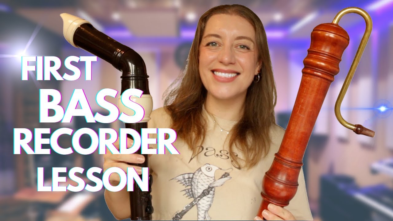 First bass recorder lesson for beginners | Team Recorder