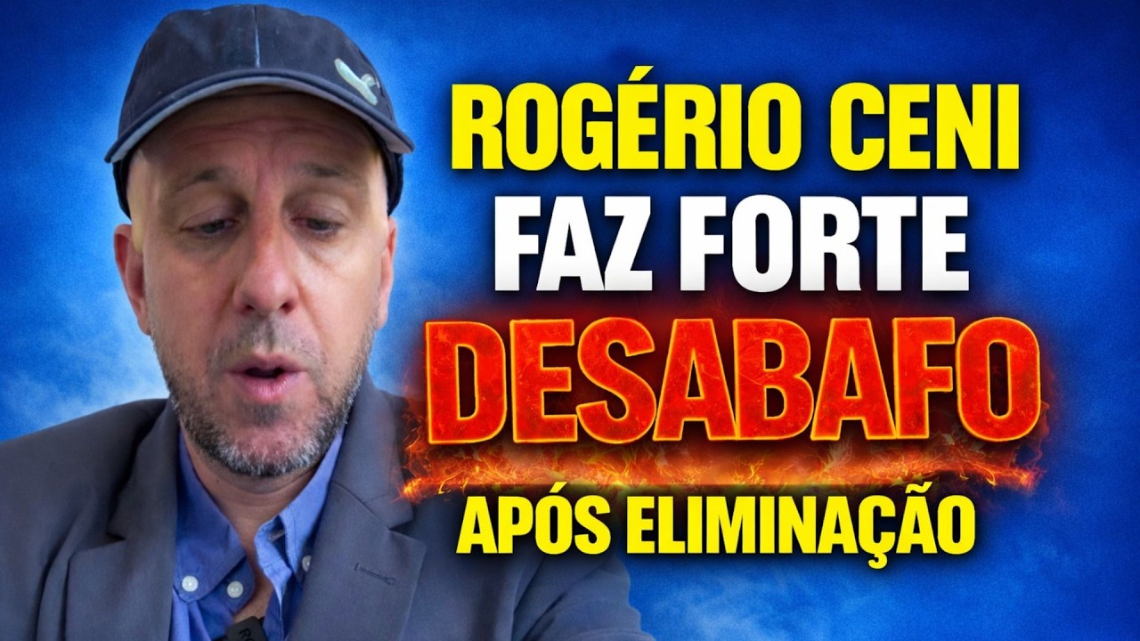 ROGÉRIO CENI FAZ FORTE DESABAFO APÓS ELIMINAÇÃO DO BAHIA!