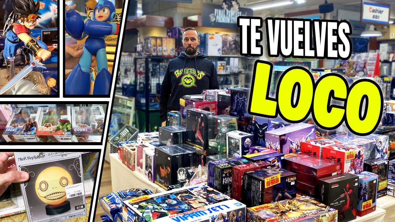 Salí a buscar FIGURAS de VIDEOJUEGOS y MERCHANDISING en el JAPÓN más FRIKI