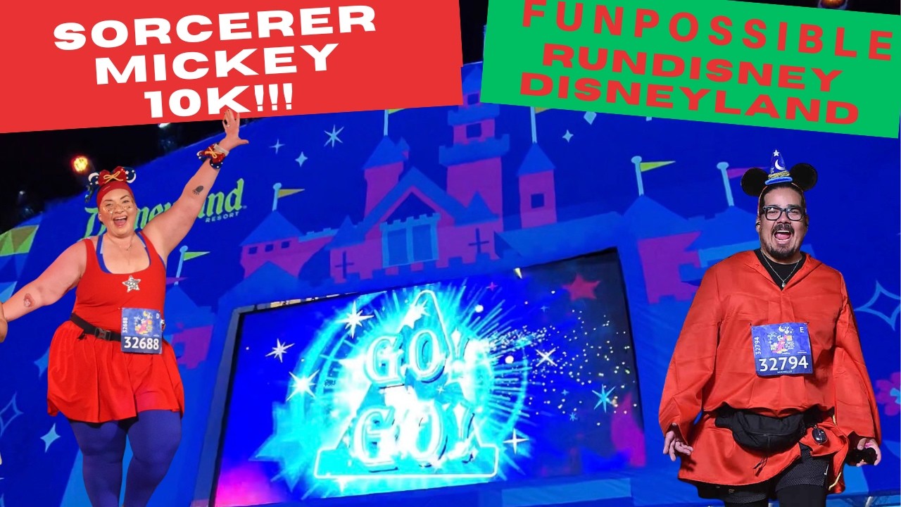 Sorcerer Mickey 10k!! Last RunDisney 10k at Disneyland?