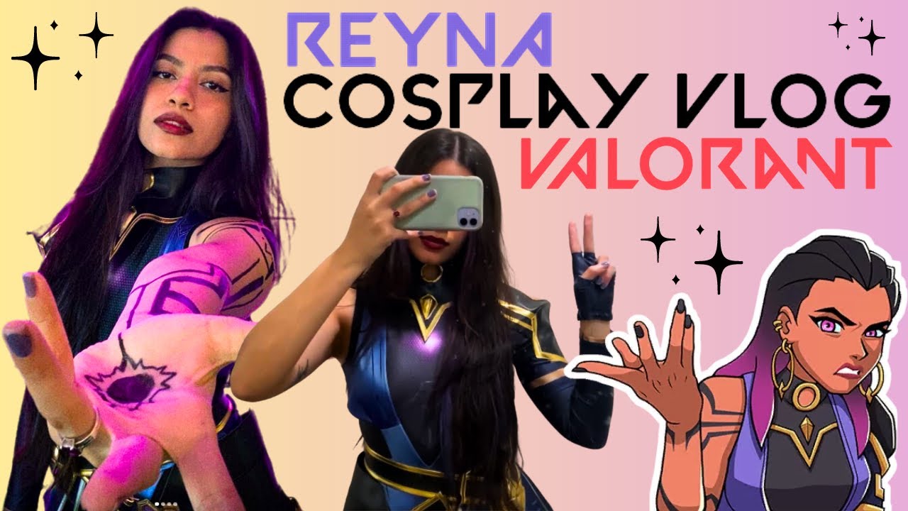Reyna Valorant Cosplay | get ready with me vlog!
