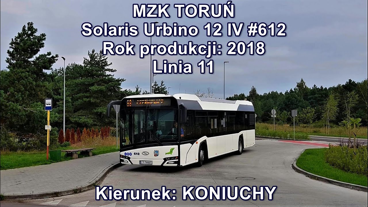 MZK Toruń - Linia 11, Solaris Urbino 12 IV #612