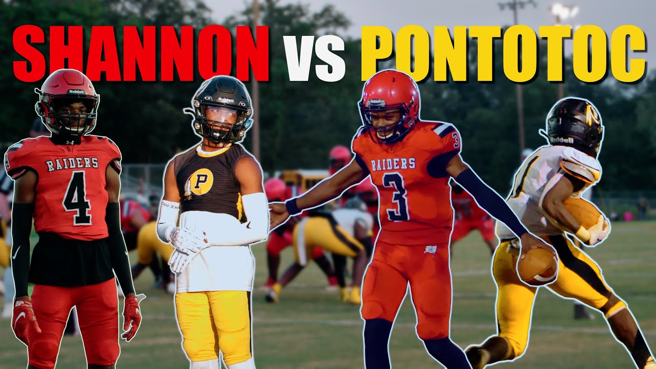 High School Football (Mississippi) | PONTOTOC WARRIORS (5A) vs SHANNON RED RAIDERS (4A)
