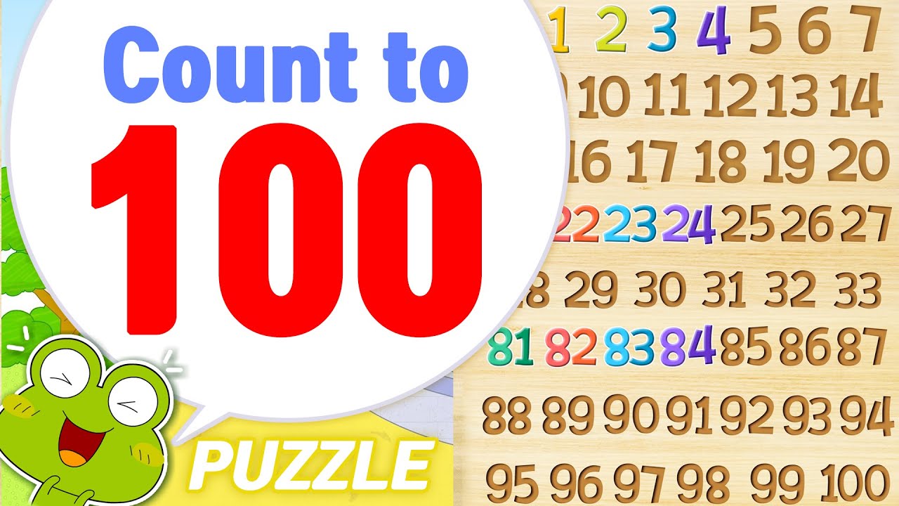[18 minutes] number 1 to 100 - Numbers Puzzle  | Learn Counting Numbers 100