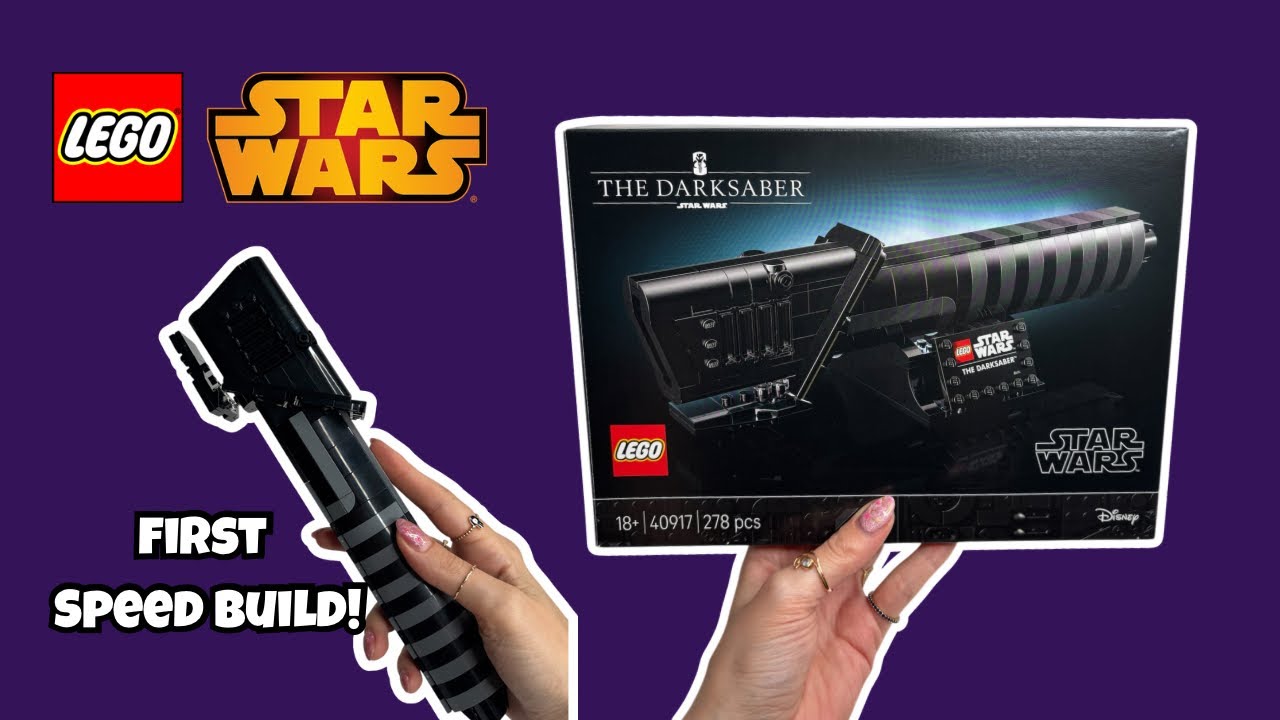 LEGO Star Wars 2026 GWP: The Darksaber 40917 Speed Build Timelapse