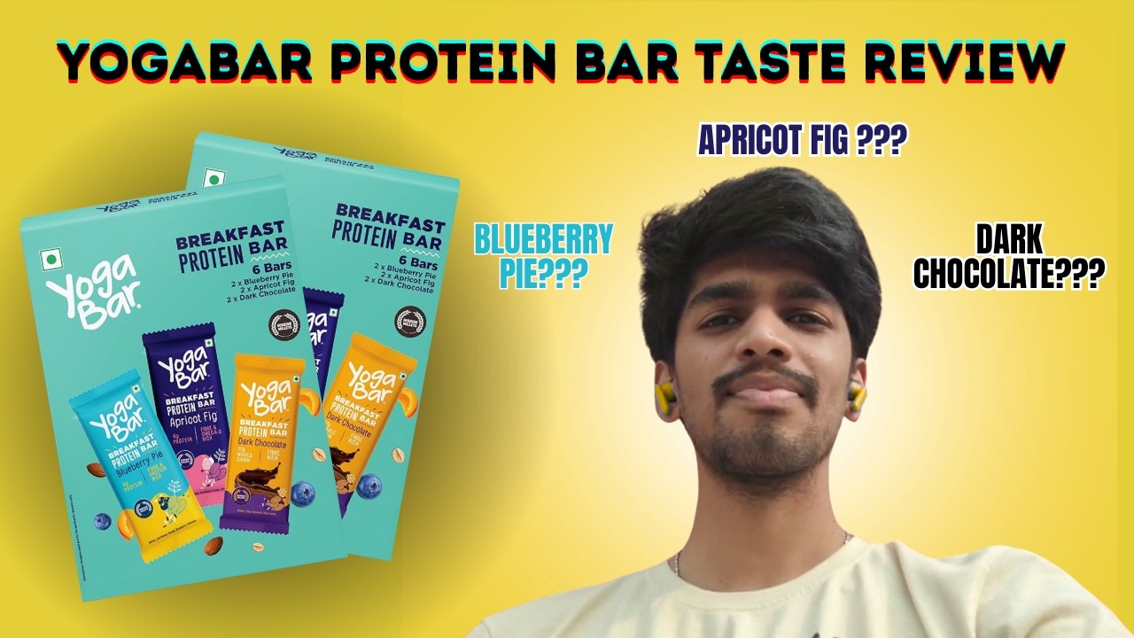 YOGABAR PROTEIN BAR TASTE REVIEW | #005