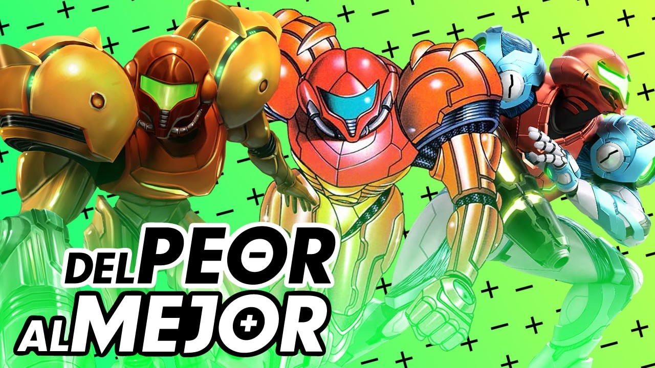 TODOS los juegos de METROID ordenados DEL PEOR AL MEJOR | (¿Prime 4 supera a Super Metroid?)