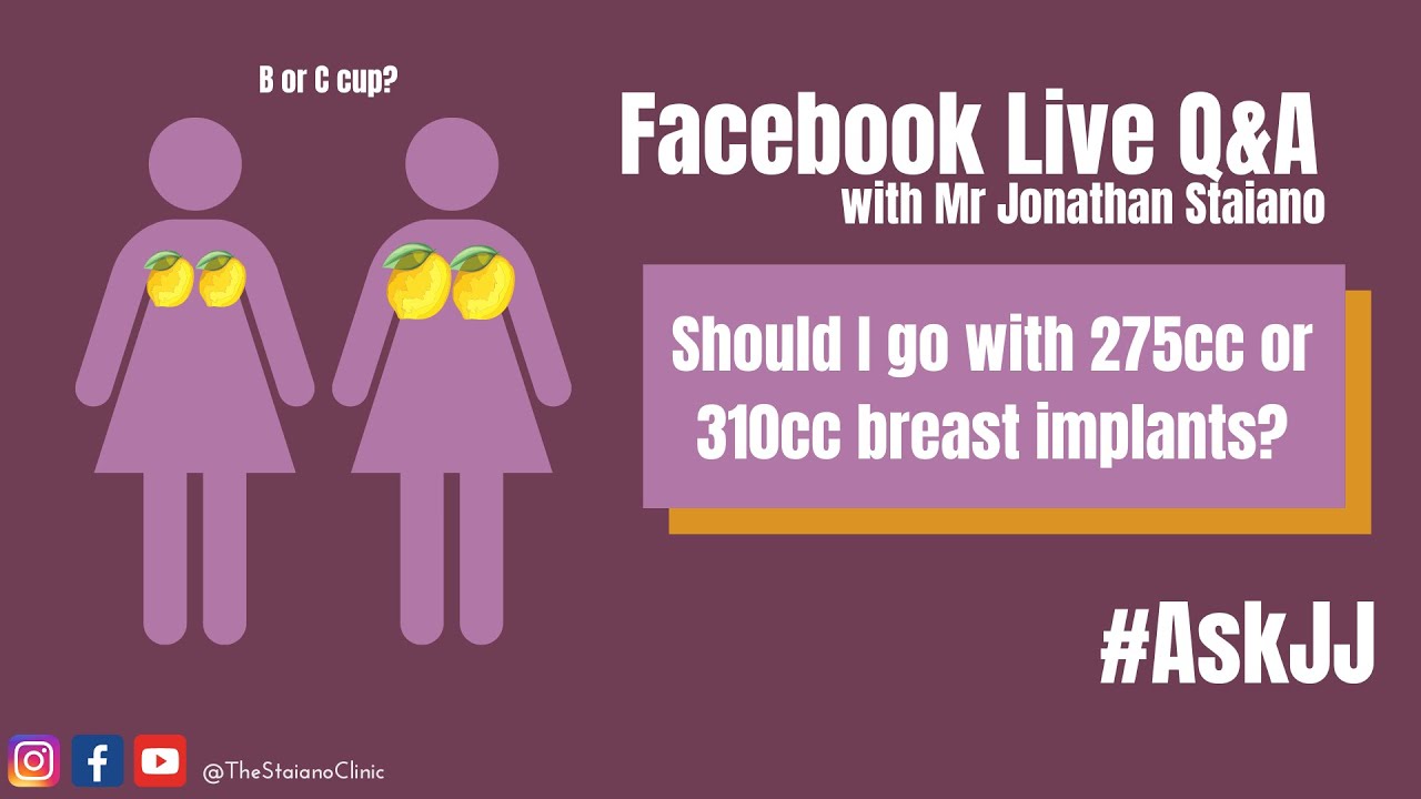 #ASKJJ - Should I go with the 275 or 310cc breast implant? - it doesn't matter!