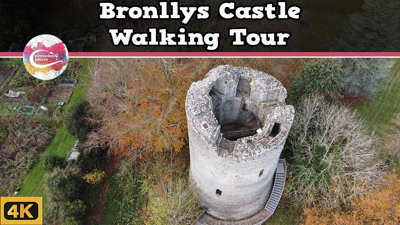 BRONLLYS CASTLE, WALES  |  An Interesting History Remains of This Once Grand Castle  |  Walking Tour