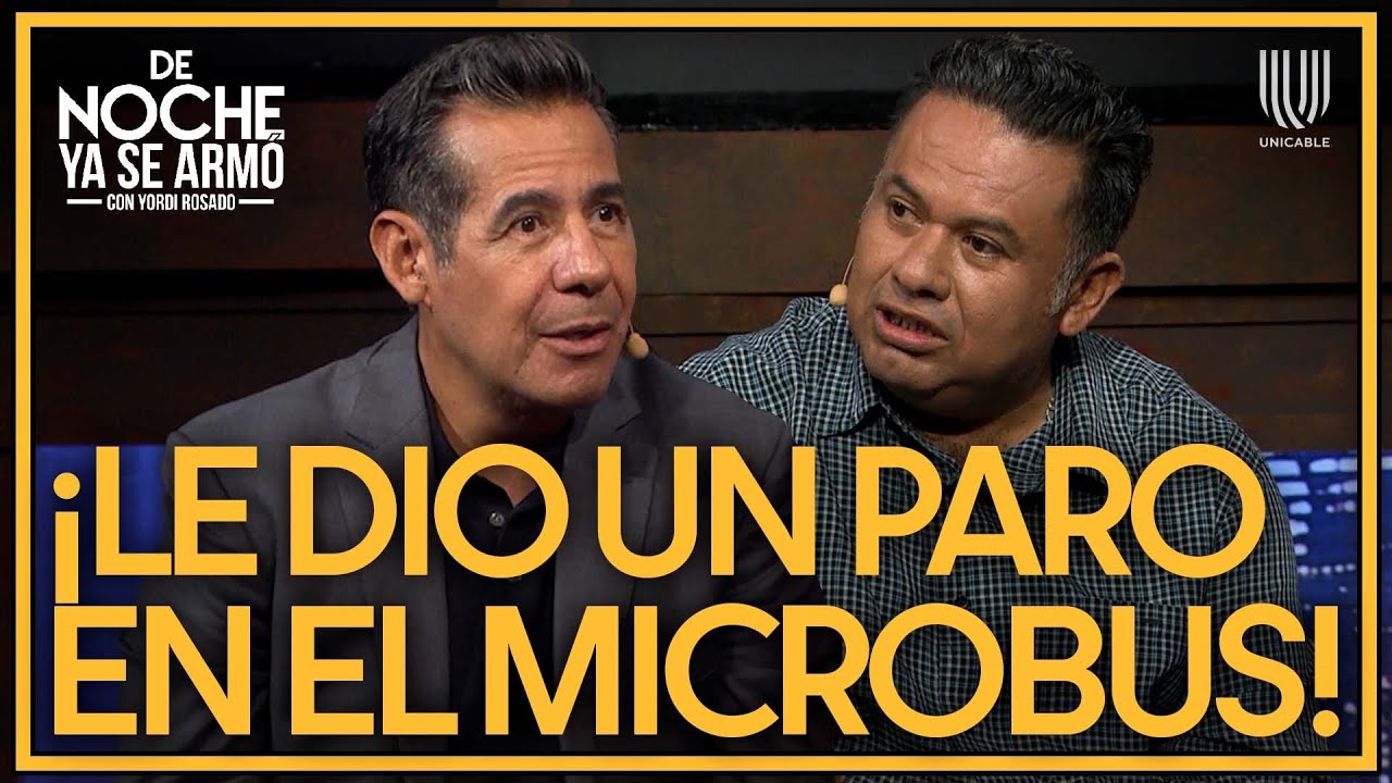 ¡Microbusero cuenta cómo se le petateó un pasajero en pleno viaje! | De Noche | Unicable