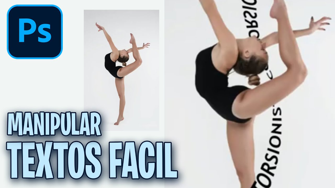 Como manipular textos super facil con photoshop