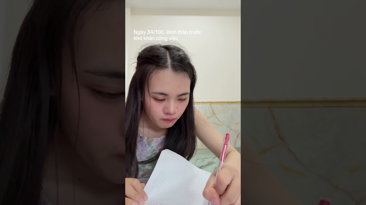 Ngày 34/100. Bình thản đối diện với khó khăn 