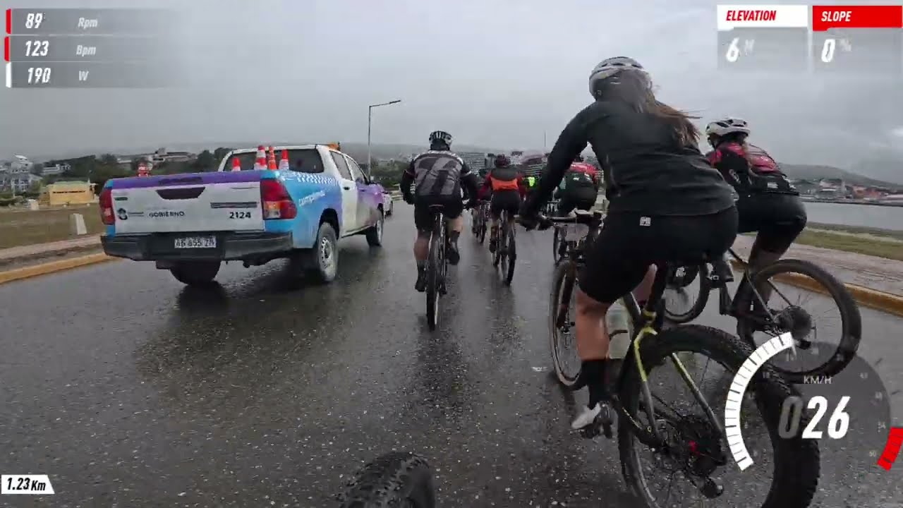 Ushuaia Epic Prólogo 2024, MTB XCM Etapa 1. Audio y video original. 1080p