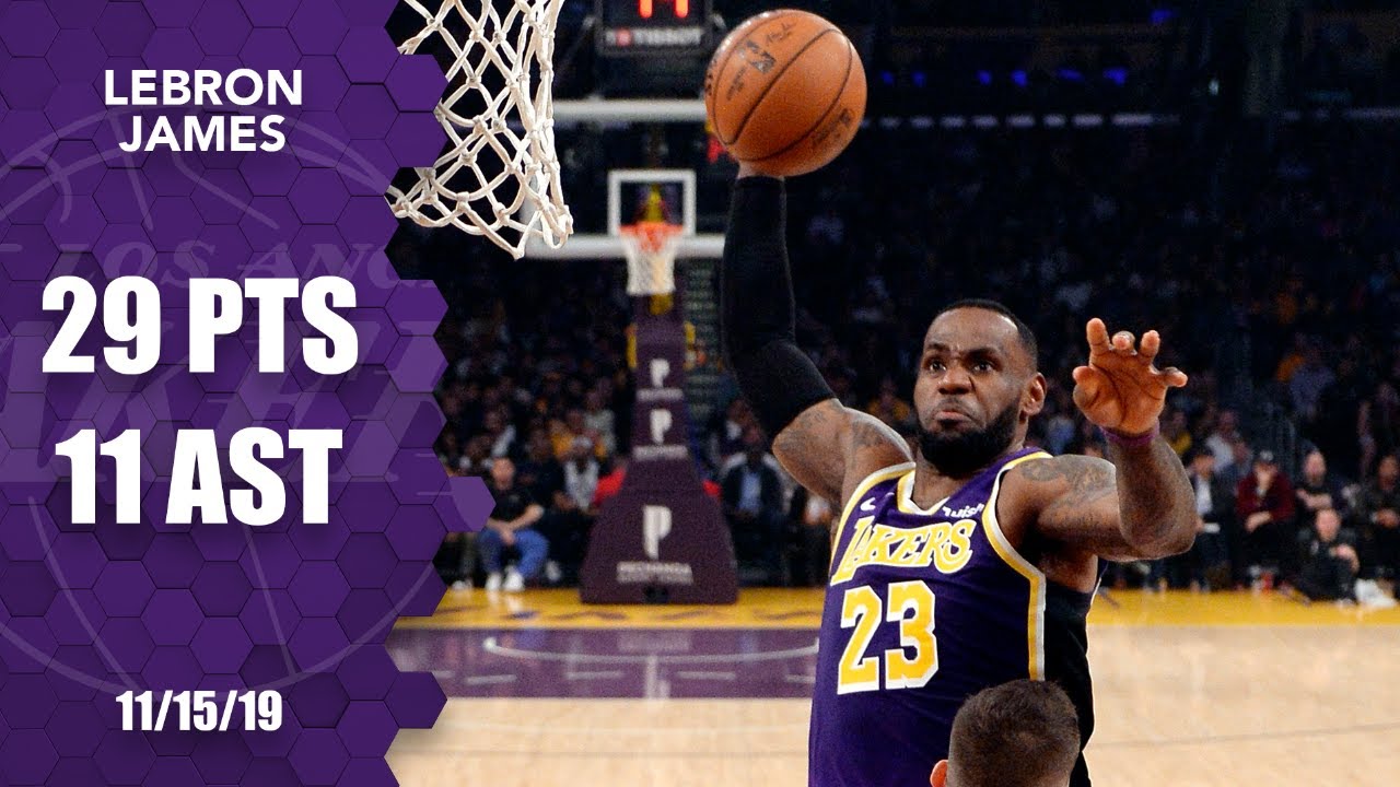 LeBron James dunks all over Nemanja Bjelica in Lakers vs. Kings | 2019-20 NBA Highlights
