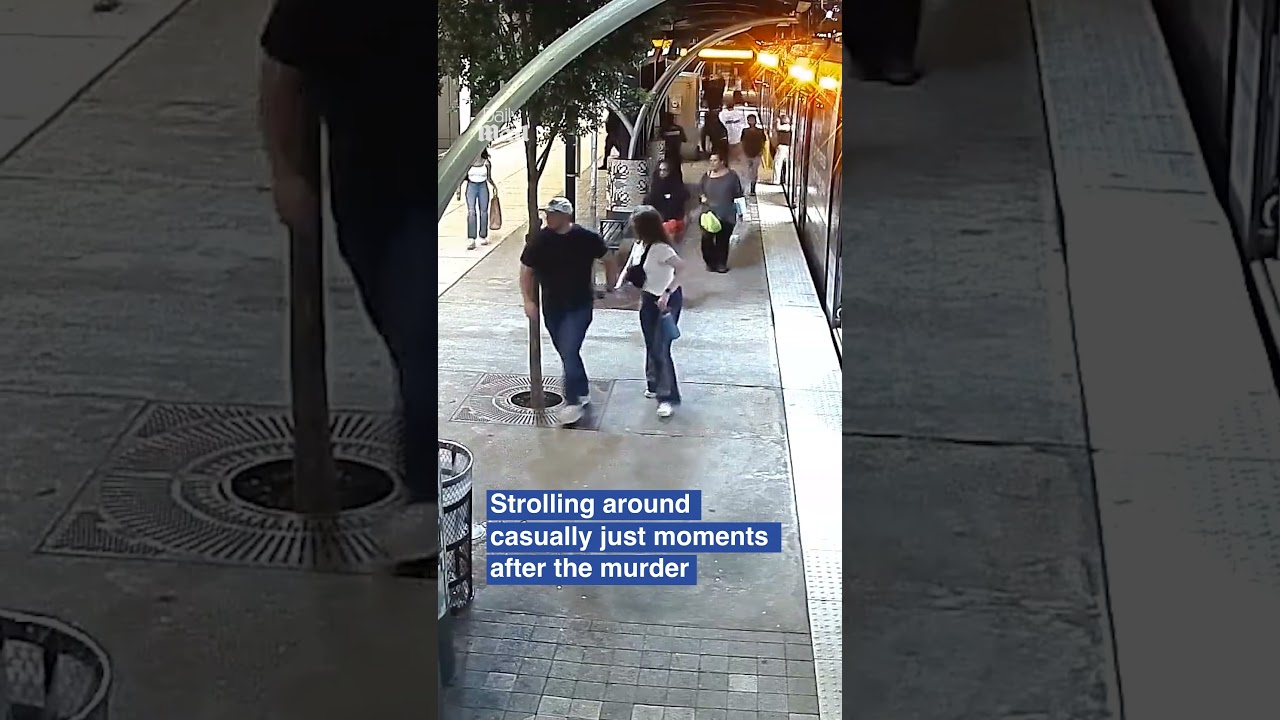 Ukrainian refugee murder suspect seen after killing