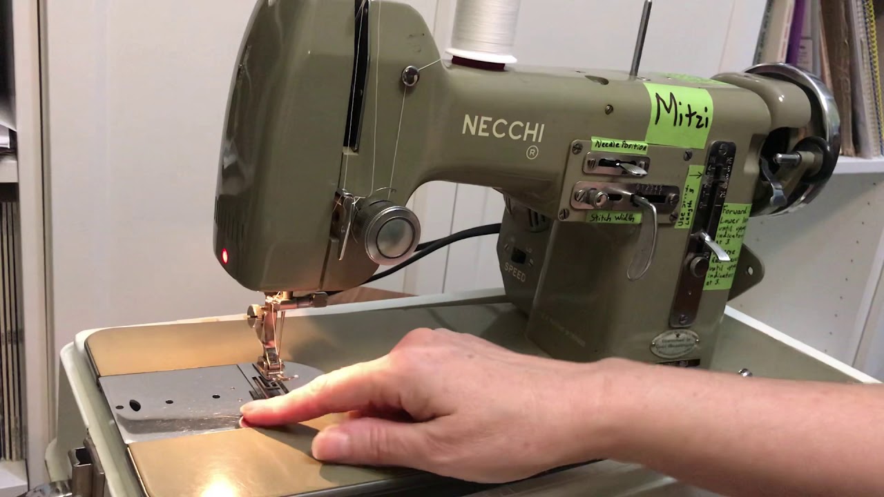 Necchi BU Mira Part 4 - Testing the Machine