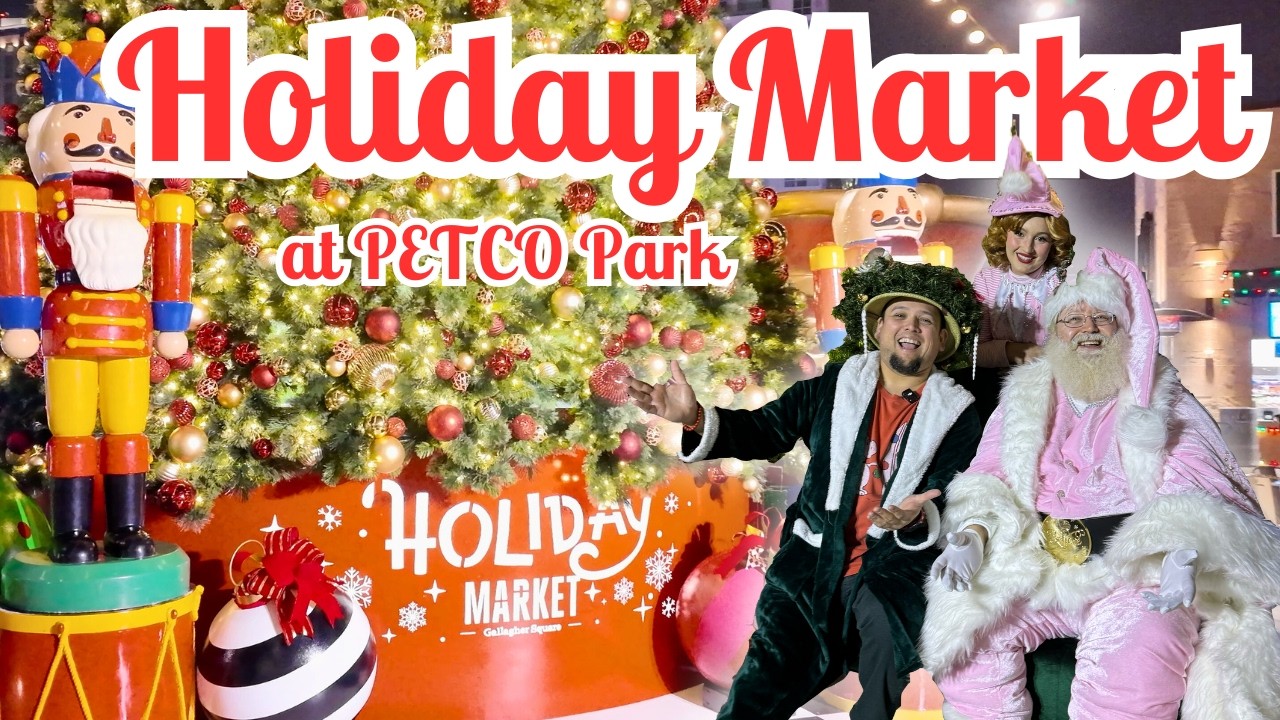Holiday Market at PETCO PARK 2024 - Christmas Lights, Holiday Gifts, Delicious Foods and Merry Fun