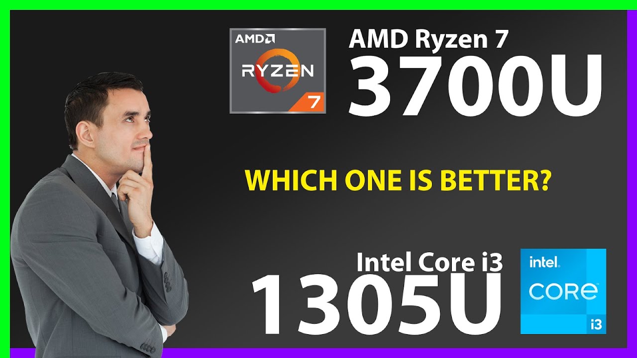 AMD Ryzen 7 3700U vs INTEL Core i3 1305U Technical Comparison