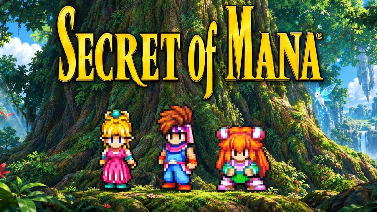 secret of mana (snes) gameplay HD