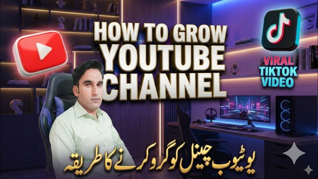 How to grow youtube channel/viral tiktok video 