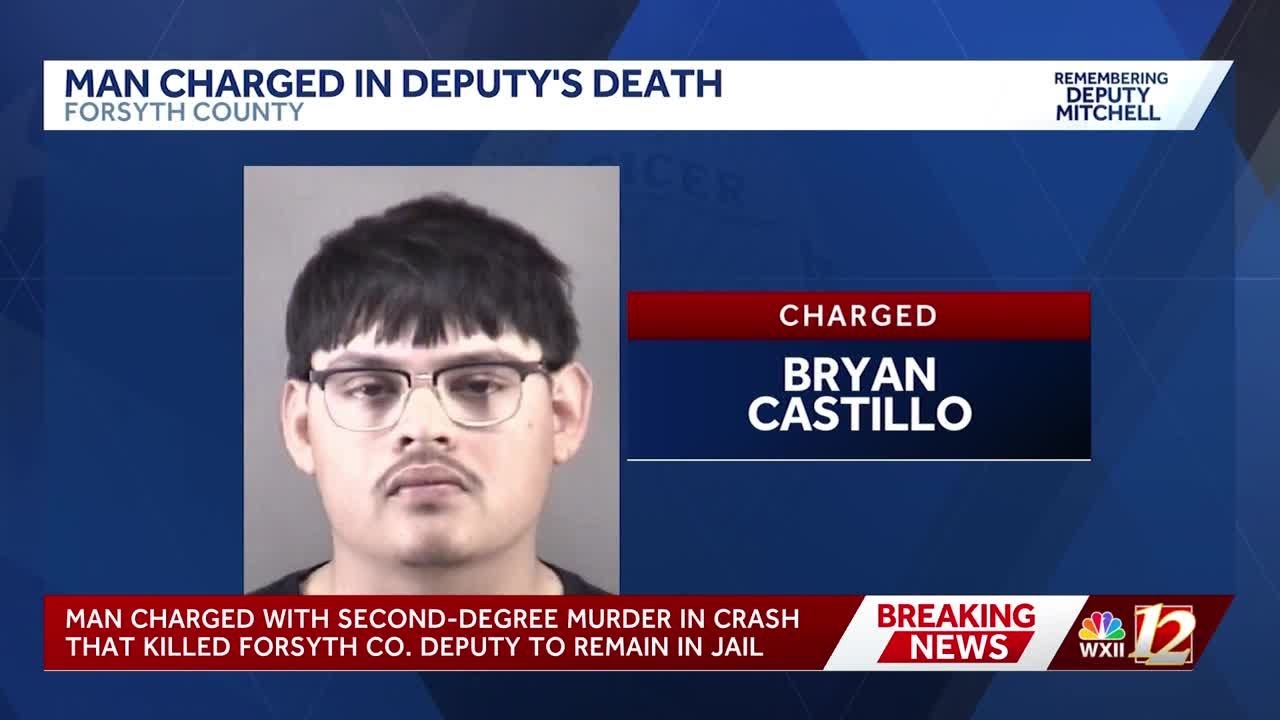 Man charged with second-degree murder in deputy’s deadly crash to remain behind bars after court ...