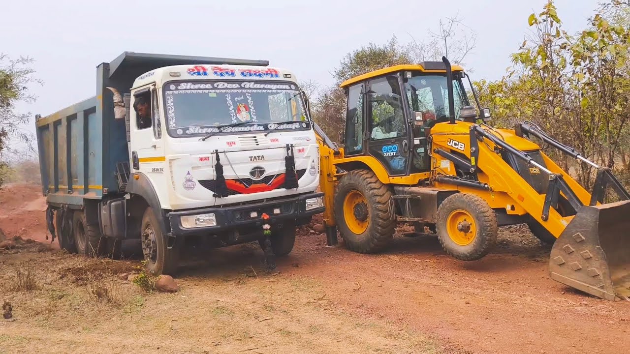 आज तो जेसीबी से डंपर लोडिंग करते हुए जेसीबी 3DX एक्स्ट्रा से #Bablu ki JCB 