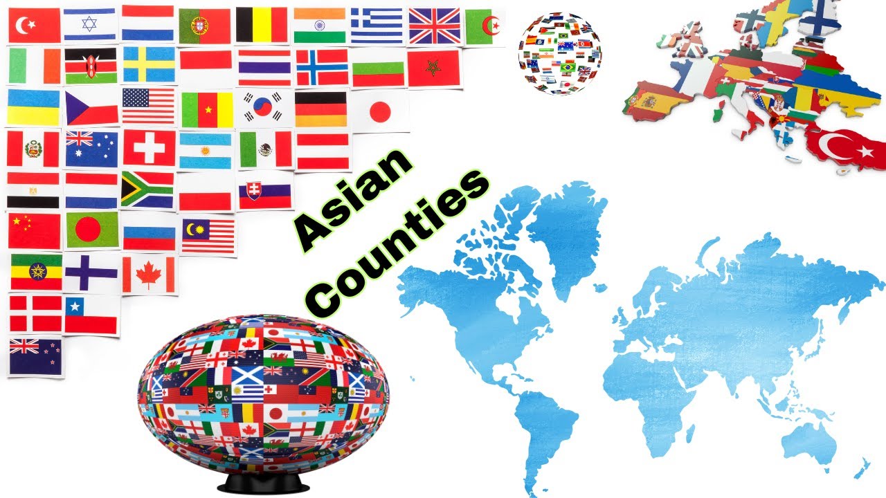 Asian Countries || Explore Asia || Continent of Asia || Kids Asian Country Names|| #brightkidz