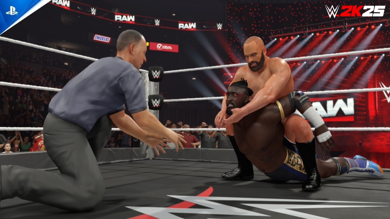 Oba Femi vs Rusev | RAW | WWE 2K25