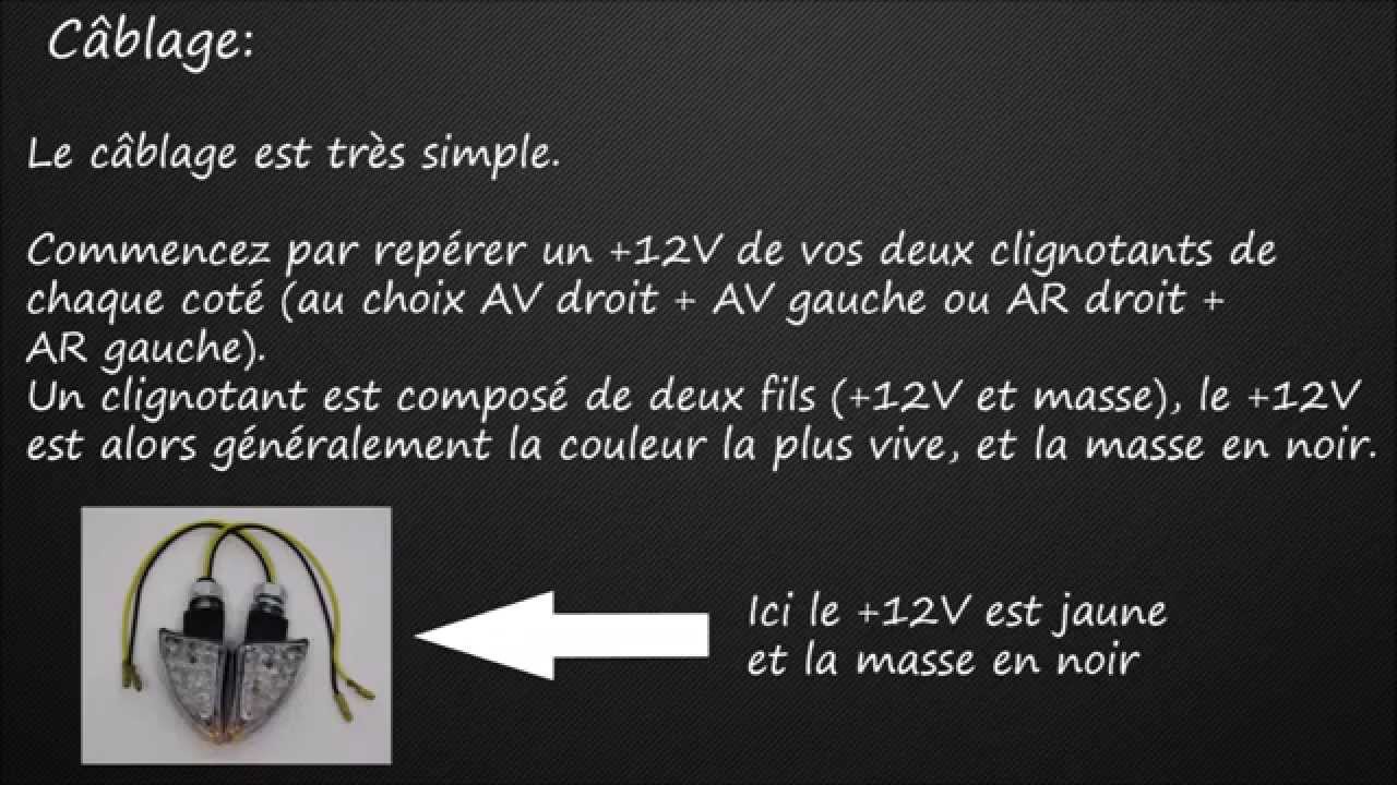Installer des feux de d&eacute;tresse (warning) facilement sur une moto - #ANTHONY