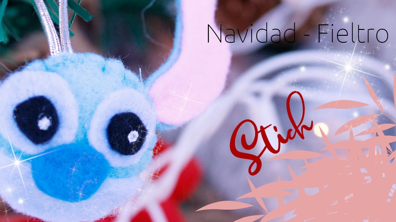 Mini Stich para decorar el árbol de navidad