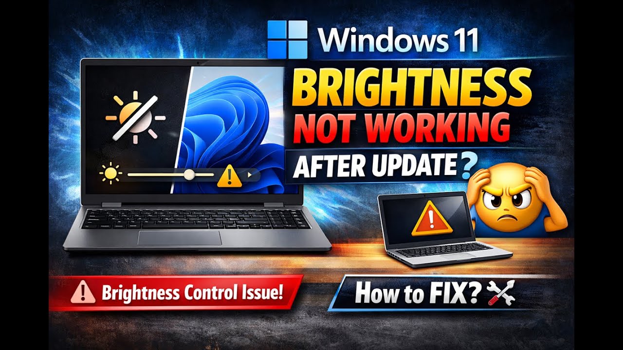 FIX Windows 11 Brightness Not Working Permanently (2026)