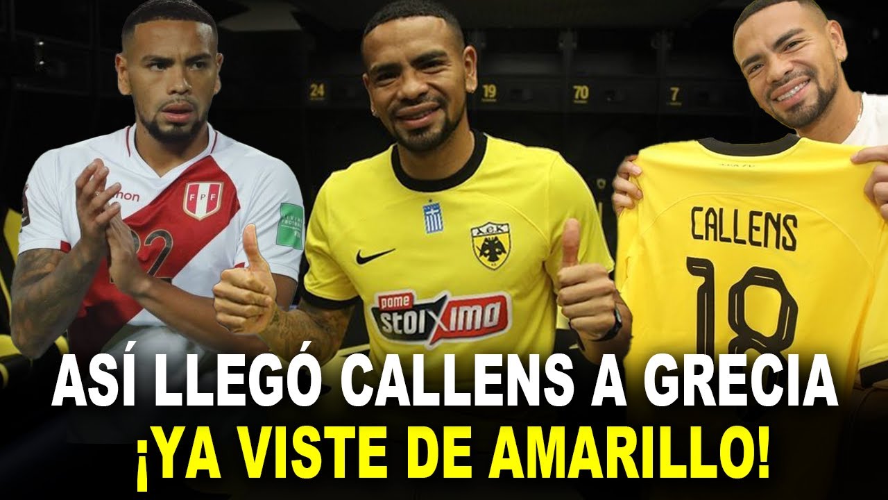 &iexcl;OFICIAL! Alexander Callens y su LLEGADA A AEK DE GRECIA y ya POSA CON LA CAMISETA