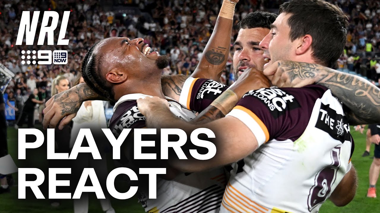 Emotion spills over for Broncos after EPIC Grand Final win | NRL on Nine