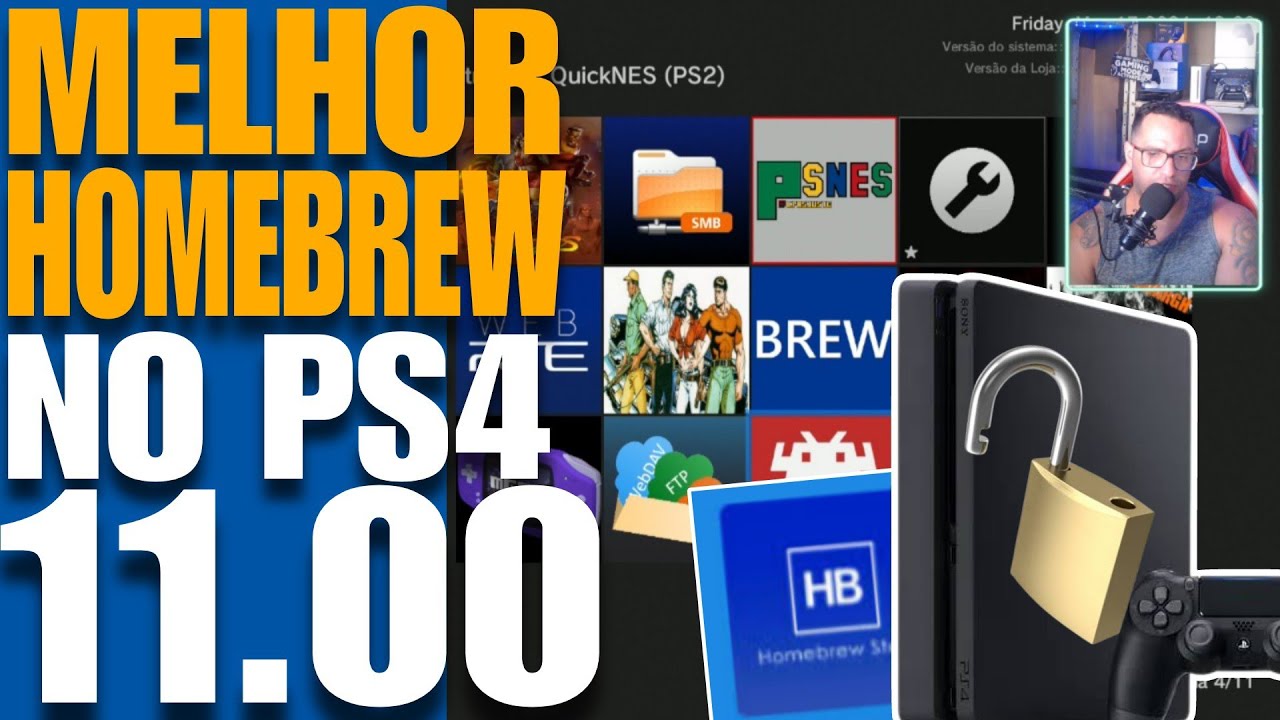 ✅HOMEBREW STORE NOVA VERSÃO PTBR (PS4 11.00)