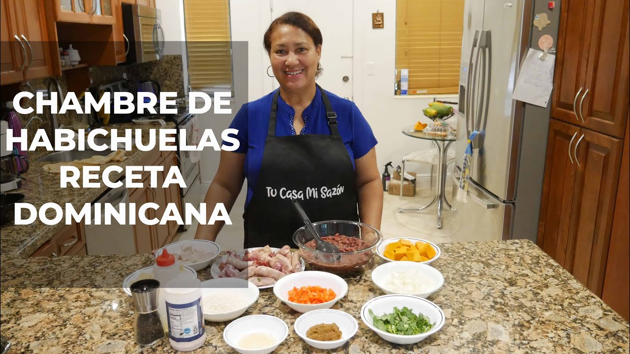 CHAMBRE DE HABICHUELAS DOMINICANO| RECETA FACIL Y RAPIDA